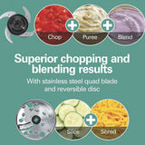 HAMILTON BEACH Stack and Snap Compact Food Processor - 70510