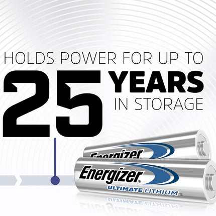 Energizer Ultimate Lithium Batteries Batteries AA, 4 Each