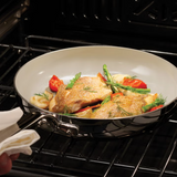 Tramontina Stainless Steel with Ceramic Non-stick Skillet Set, 3-piece
