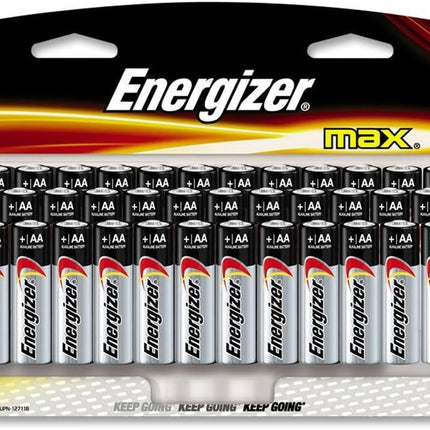 Energizer Aa Battery, Max, Premium Alkaline Battery, 36/Pack Evee91Sbp36H