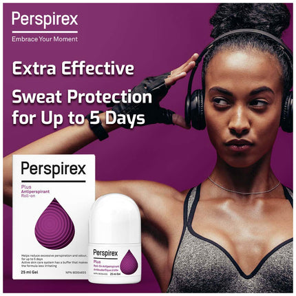 Perspirex Comfort Antiperspirant for Men and Women – Roll On Deodorant for Protection Against Sweat and Odour
