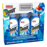 Shout Advanced Stain Remover Gel Brush, 3 × 246 mL