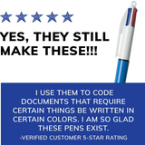BIC 4 COLOR BALL PEN - ORIGINAL 1PC