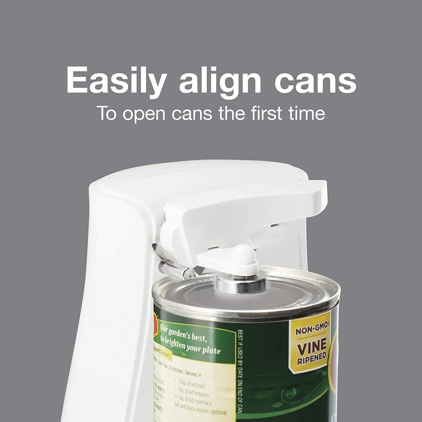 PROCTOR SILEX White Automatic Can Opener - 75224F