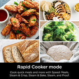 Ninja SF301 Speedi Rapid Cooker & Air Fryer, 6-Quart Capacity, 12-in-1 Functions to Steam, Bake, Roast, Sear