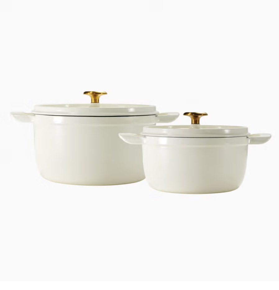 Tramontina Cast Iron Covered Casserole Set, Set of 2