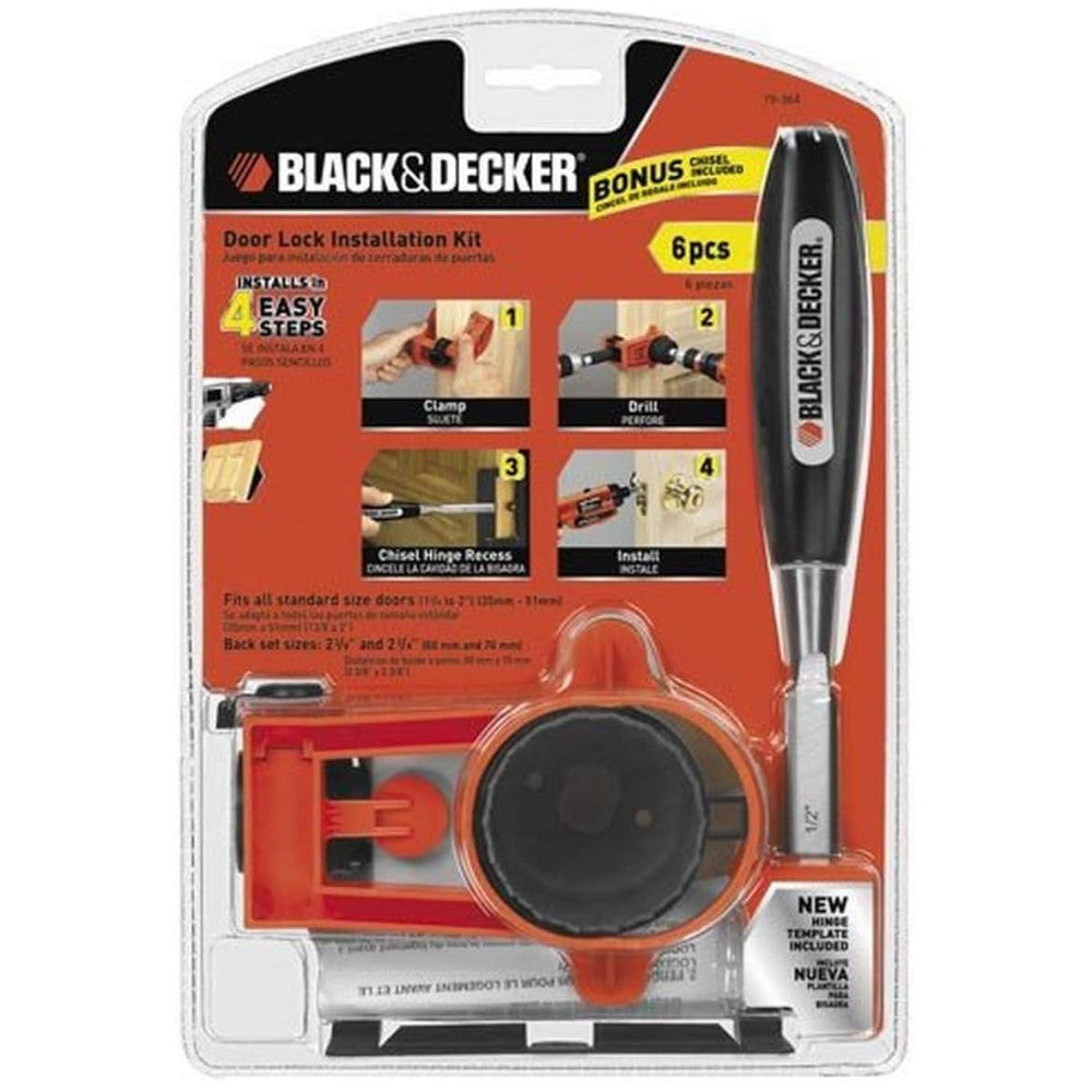 BLACK+DECKER 79-364-CA Door Lock Installation Kit