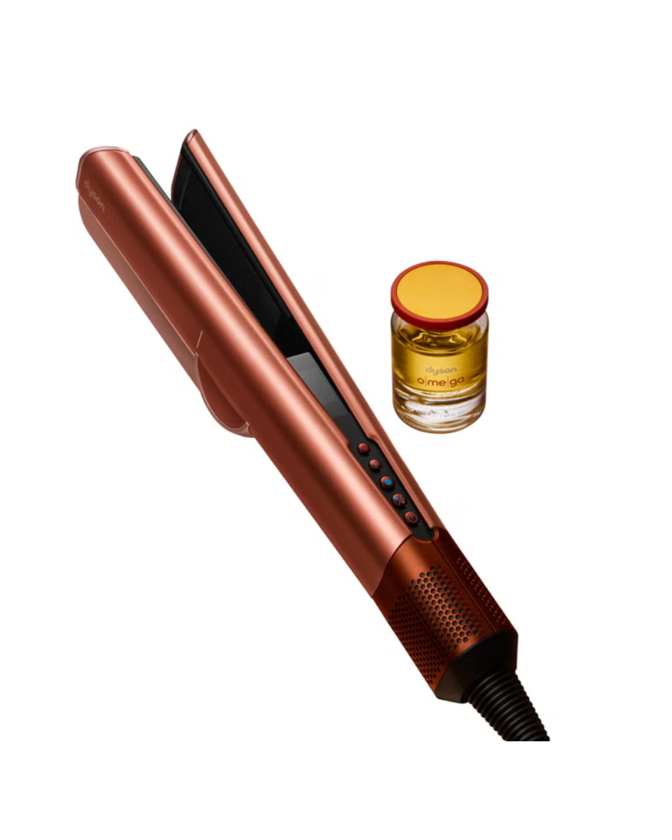 Dyson Airstrait Straightener with Omega Hydrating Hair Oil and Presentation Case