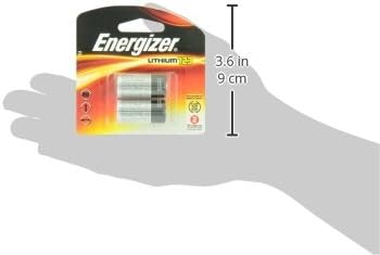 Energizer 123 Lithium 3-Volt Battery, 2-Pack