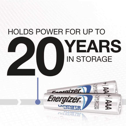 Energizer® Photo Ultimate Lithium AAA Batteries, Pack of 4