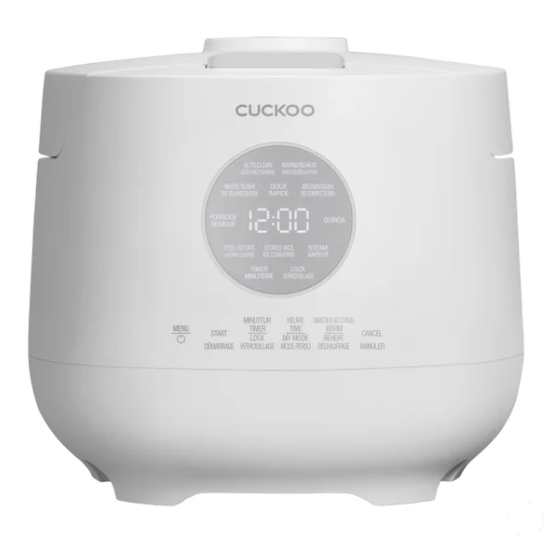CUCKOO , 6 cup Multifunctional Micom Rice Cooker and Warmer, White