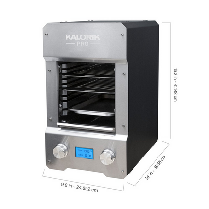 Kalorik Pro 1500°F Electric Steakhouse Grill and Broiler - Stainless Steel