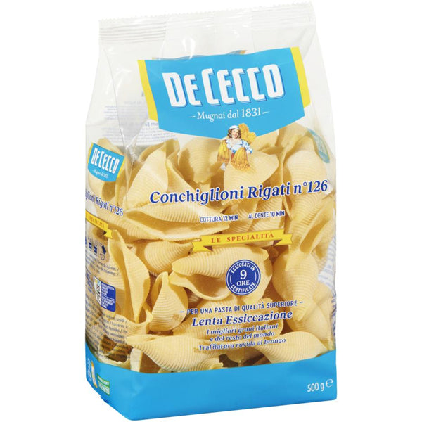 De Cecco Conchiglioni Rigate 500 g