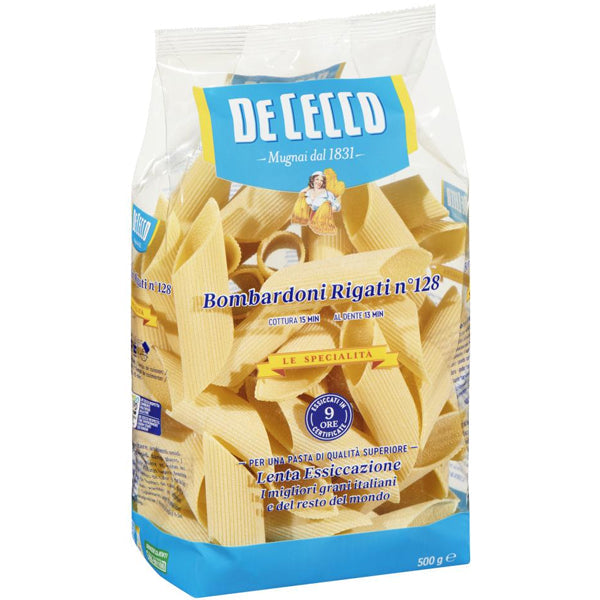 De Cecco #128 Bombardoni Rigati 500 g