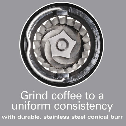 HAMILTON BEACH PROFESSIONAL 80405 Conical Burr Digital Coffee Grinder