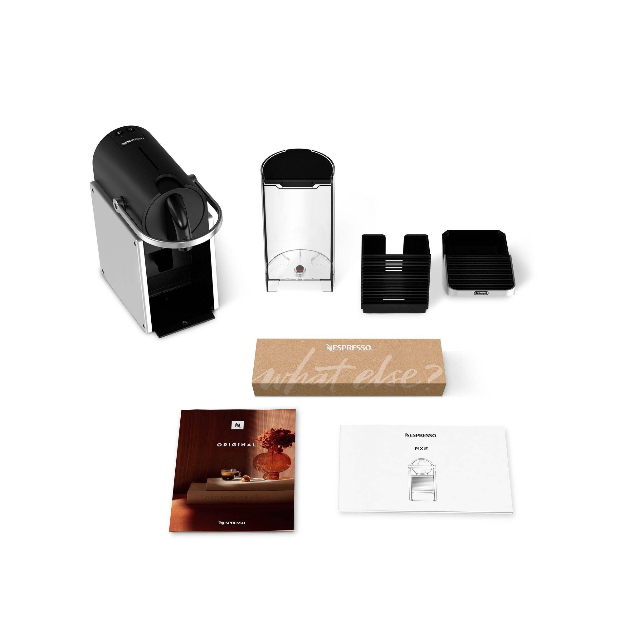 Nespresso Pixie Espresso Machine by De’Longhi, Aluminum