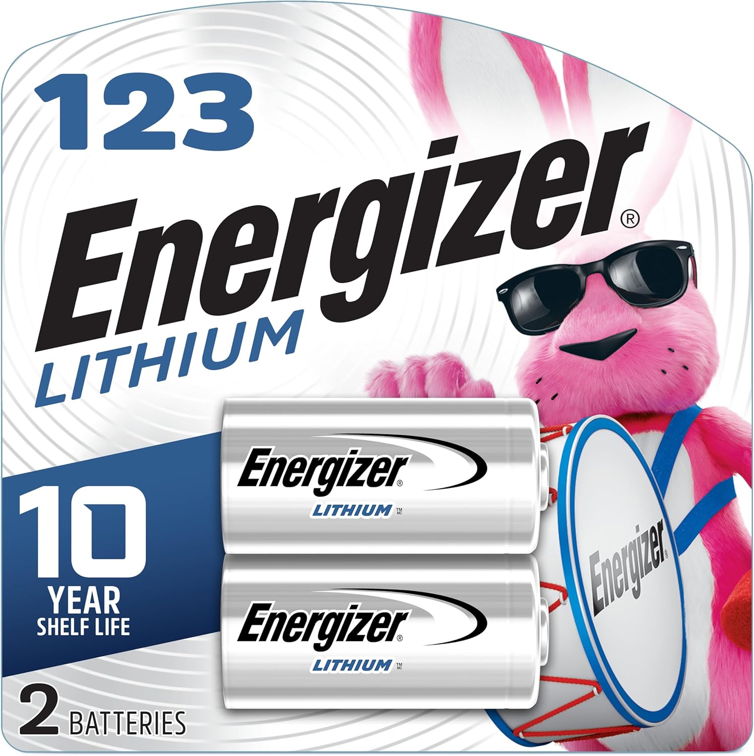 ENERGIZER 123 LITHIUM BATTERY 2PCS