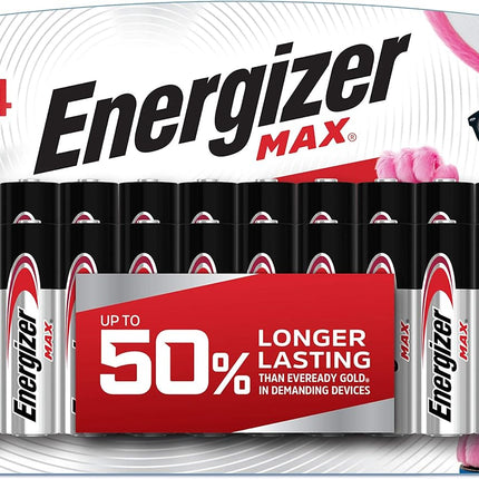 Energizer Max Premium AA Batteries, Alkaline Double A Battery, 24 Count