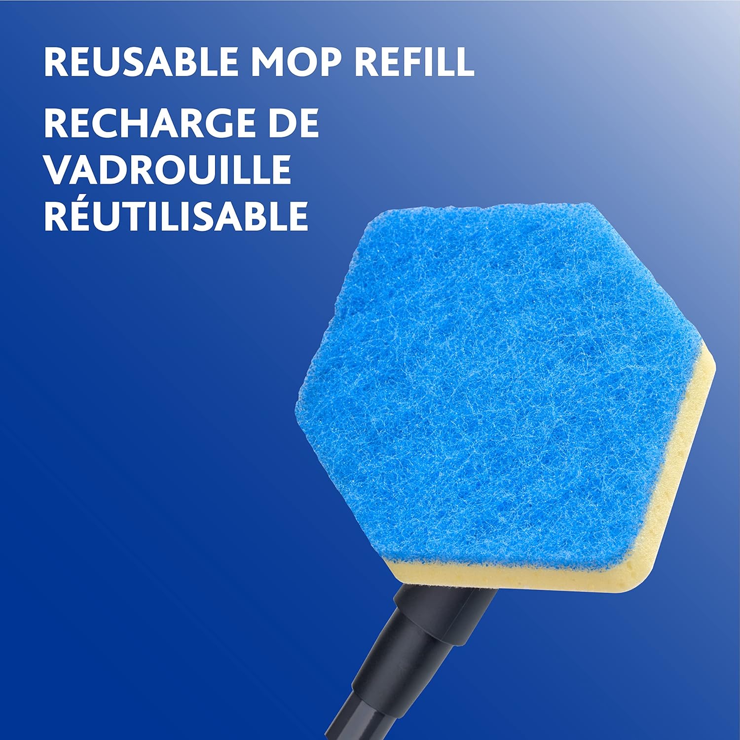 Vileda Magic Bath Mop with 1 Extra Refill and 1 Microfiber Bath Cloth