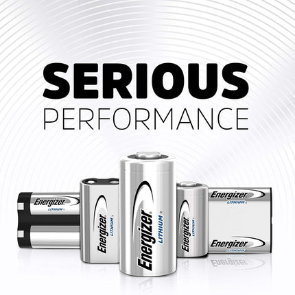 Energizer Photo Battery, Cell Size, 123, 12-Count