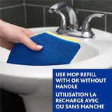 Vileda Magic Bath Mop with 1 Extra Refill and 1 Microfiber Bath Cloth