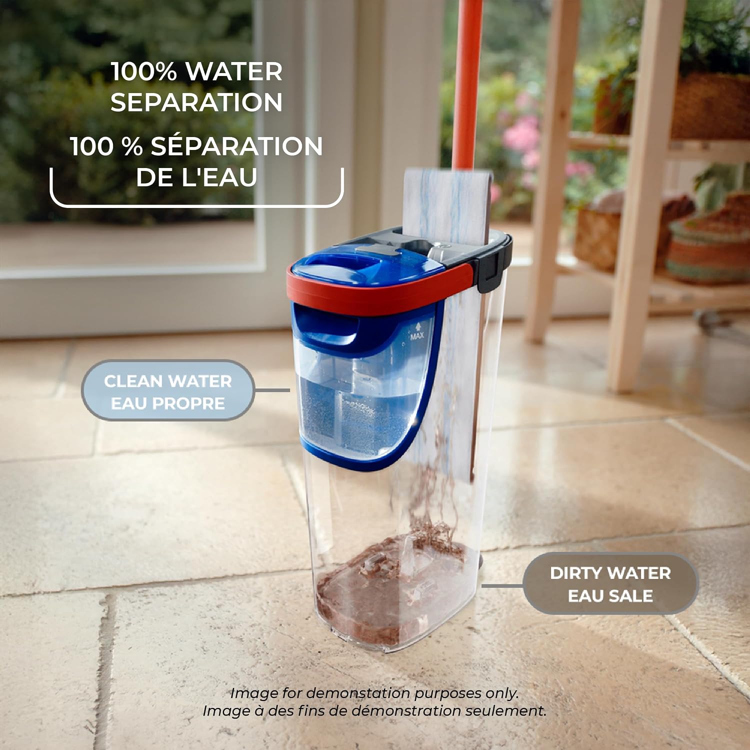Vileda H2prO Flat Mop and Bucket Set