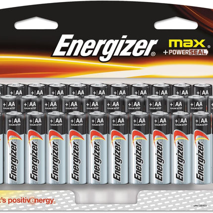 Energizer - Energizer Alkaline Battery, AA, 36/PK, Sold as 1 Package, EVEE91SBP36H
