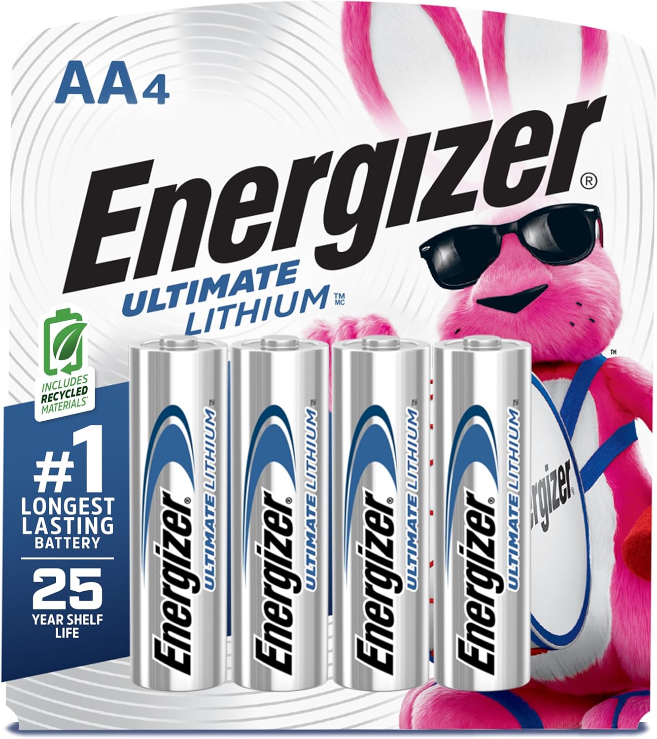 Energizer Ultimate Lithium Batteries Batteries AA, 4 Each