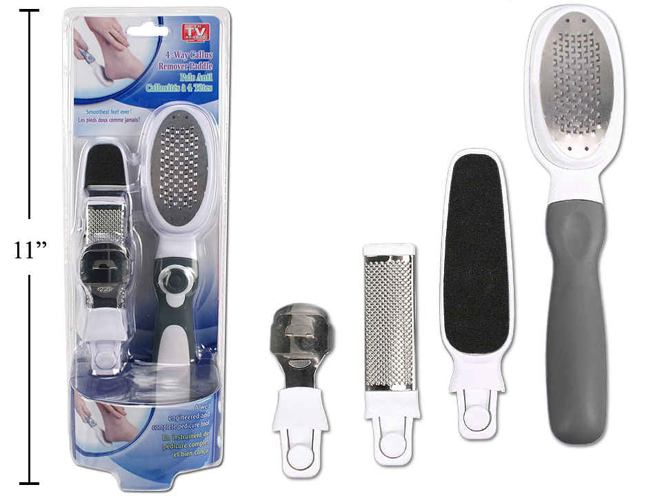 AS SEEN ON TV 4-Way Callus Remover Paddle - 82083