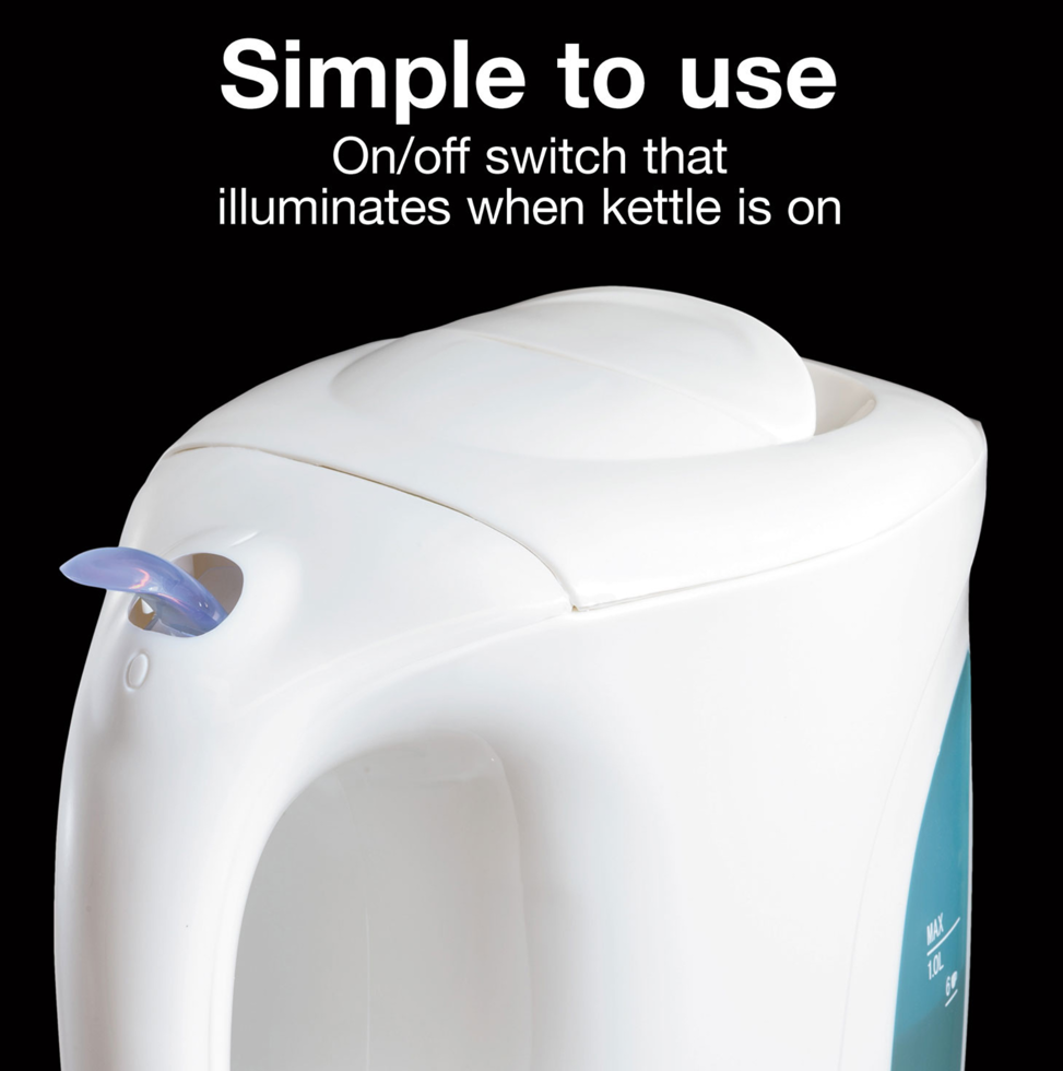 PROCTOR SILEX KETTLE 1L - WHITE #K2070PS