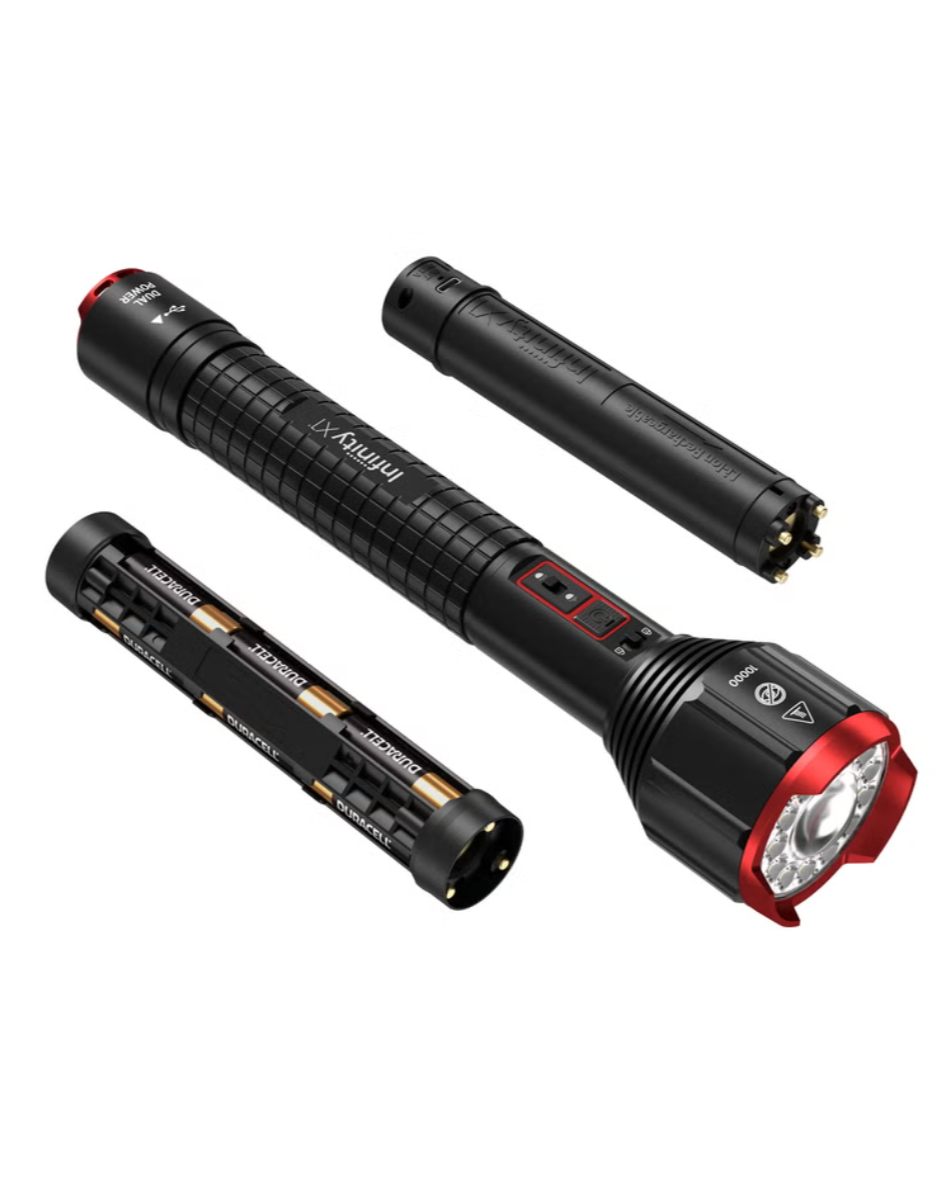 Infinity X1 10,000 Lumen Rechargeable Flashlight