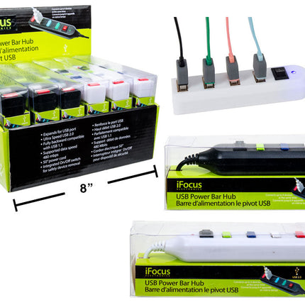 iFOCUS USB Power Bar Hub - 86679