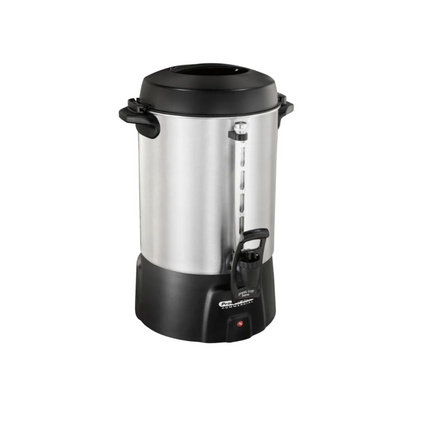 Proctor Silex Coffee Urn, Black and Stainless Steel