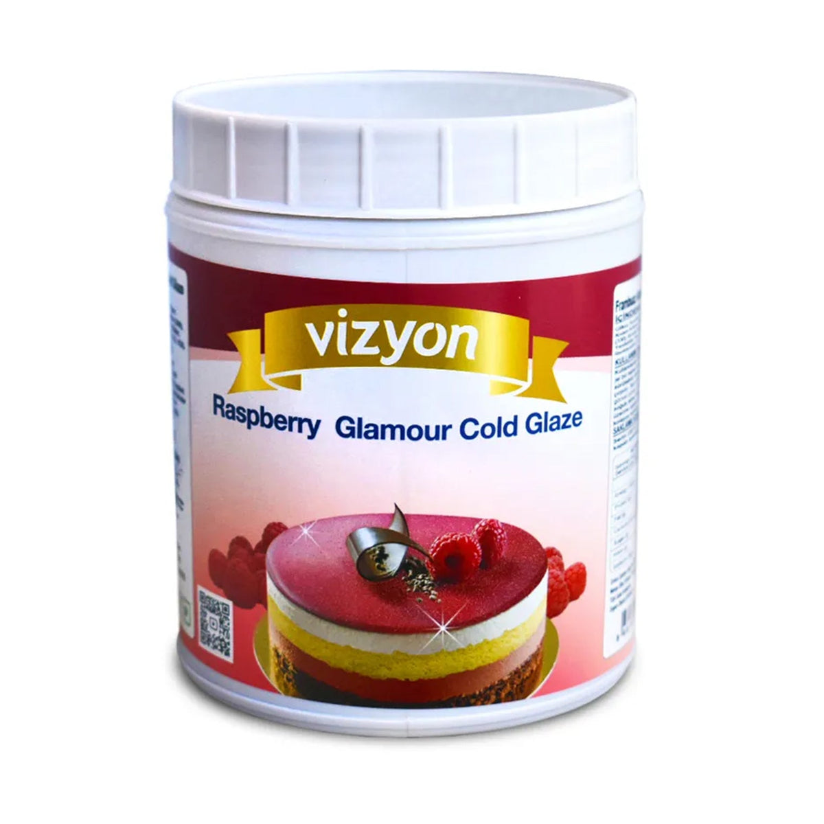 Vizyon Cold Glaze Raspberry Glamour 1 kg