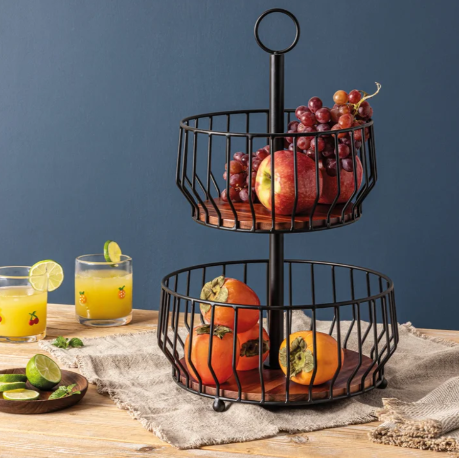 over&back 2 Tier Basket