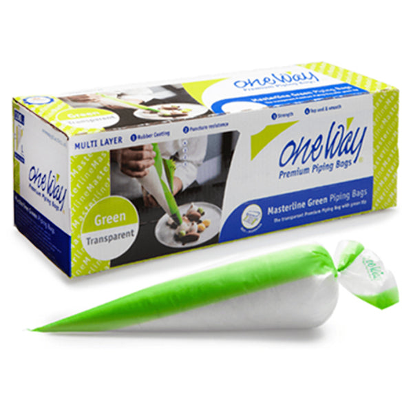 One Way Masterline Green 18in Piping Bags 4x100 ct