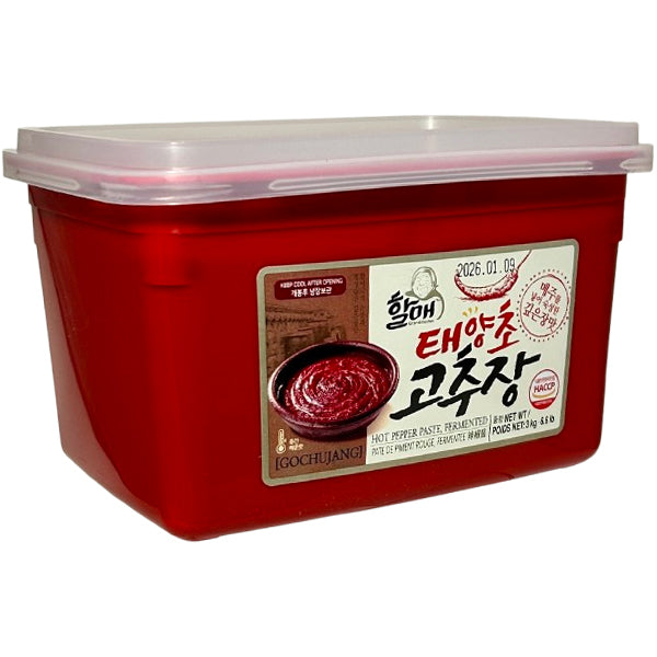 Gochujang Grandmother Hot Pepper Paste, Fermented 3 kg