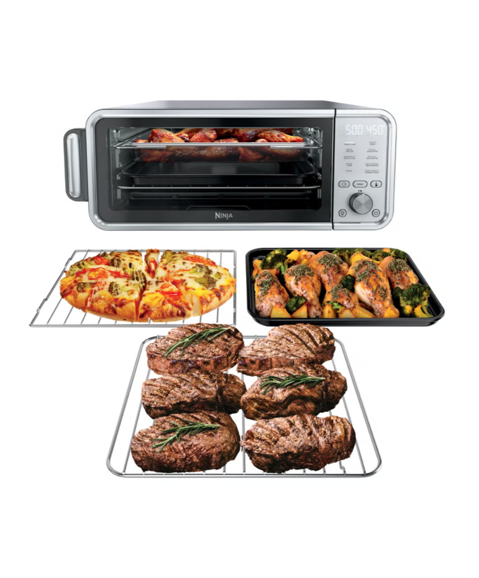 Ninja Flip 10-in-1 Toaster Oven and Air Fryer with Added Broil Rack