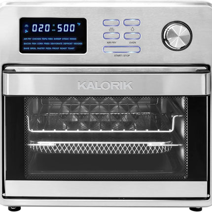 Kalorik MAXX 16 Quart Digital Air Fryer 9-in-1 Oven, Stainless Steel (AFO 47797 SS)