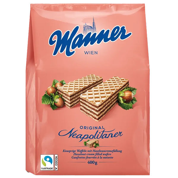 Manner Orignal Neapolitan Hazelnut Wager 400 g
