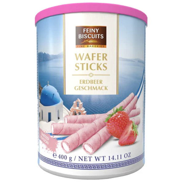 Feiny Biscuits Wafer Rolls w/ Strawberry Cream 400 g