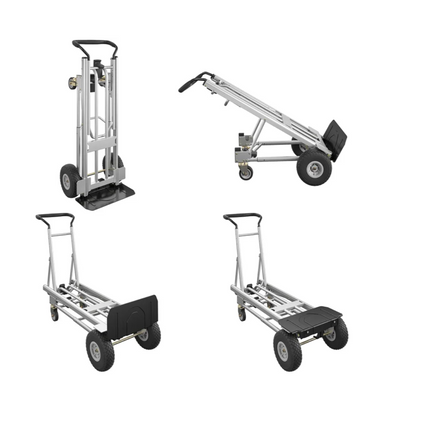 Cosco , 4-in-1 Folding Toe Plate Series Hand Truck , Silver