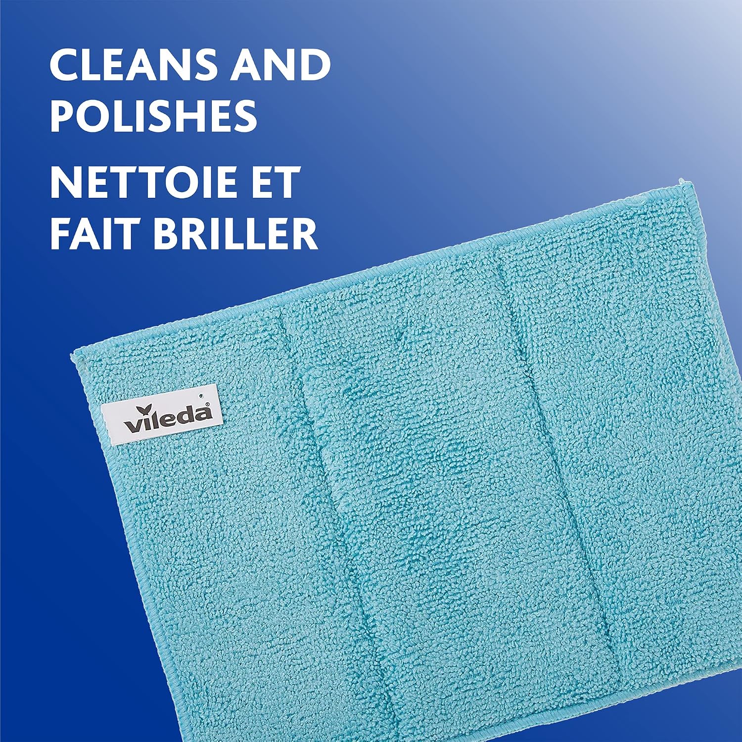 Vileda Magic Bath Mop with 1 Extra Refill and 1 Microfiber Bath Cloth
