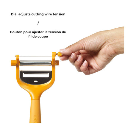 STARFRIT 92101 2-in-1 Adjustable Cheese Slicer