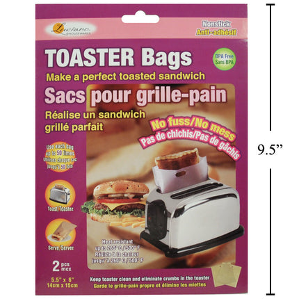 LUCIANO GOURMET 2-Piece Toaster Bags - 93077