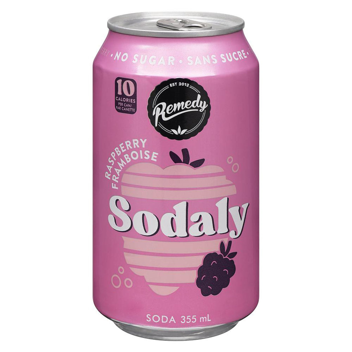 Remedy Drinks Sodaly Raspberry 4x355 mL