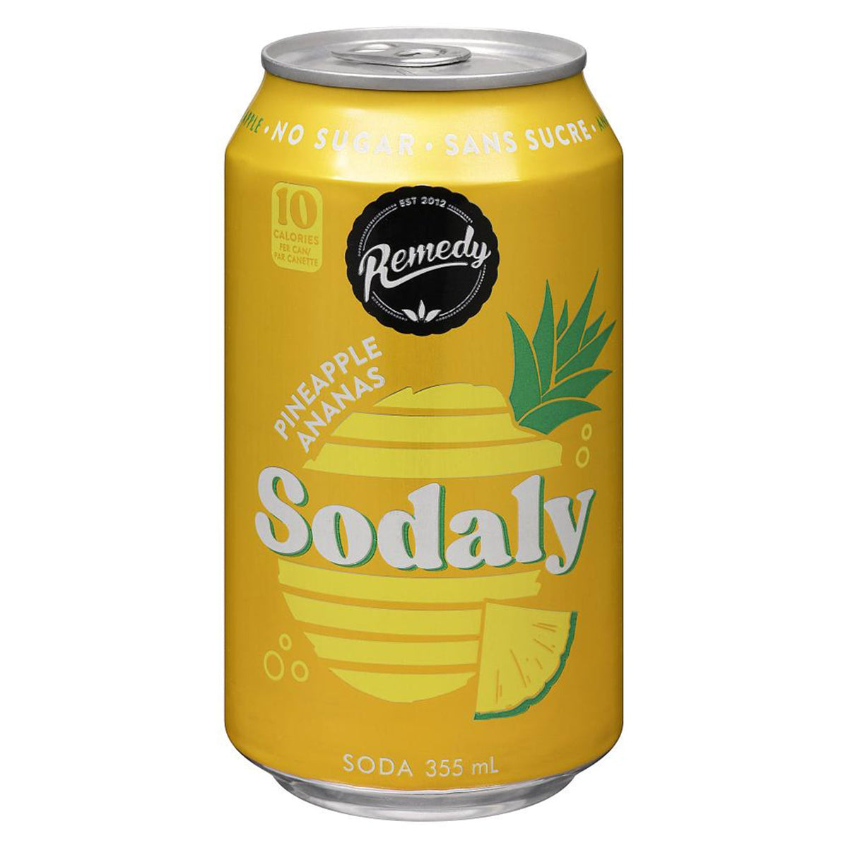 Remedy Drinks Sodaly Pineapple 4x355 mL