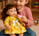 BABY DOLL W/ BOTTLE 13"