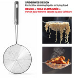 STARFRIT 098277 Set of 3 Stainless Steel Asian Style Spider Strainers