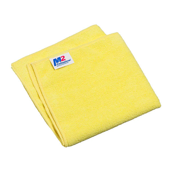 M2 Microfibre Cloth 16 Yellow 10x12 ct